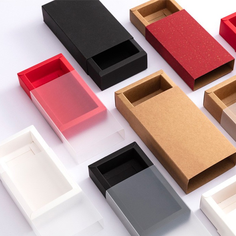 Low MOQ Hot Selling 120g Specialty Paper Rigid Cardboard Drawer Customized Jewelry Packaging Box with Sponge or PP Inner Box Pull out Perfume Box – Drawer Paper Box and Pull out Perfume Box price