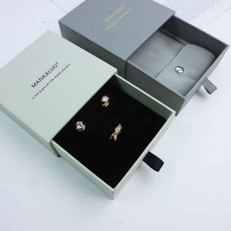 Low MOQ Hot Selling 120g Specialty Paper Rigid Cardboard Drawer Customized Jewelry Packaging Boxes with Sponge or PP Inner Box Durable Paper Boxes – Drawer Paper Box and Pull out Perfume Box price