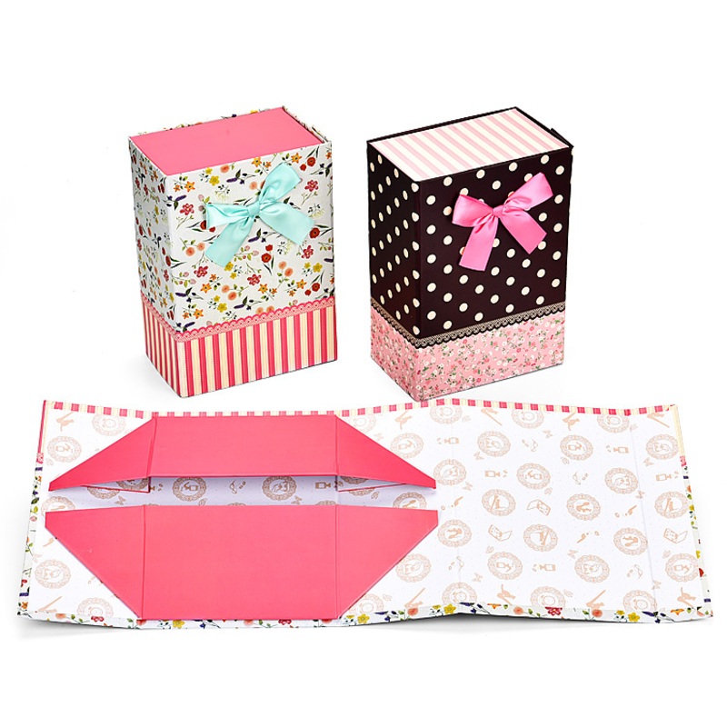 OEM Custom Logo Collapsible Hat Rigid Shoe Clothing Gift Christmas Birthday Cosmetic Folding Box with Magnetic Closure – Cardboard Folding Box and Black Folding Box price