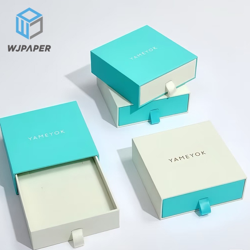 Custom Logo Cardboard Luxury Gift Drawer Paper Box for Packaging Jewelry Boxes – Customized Box and Exquisite Delivery Box price