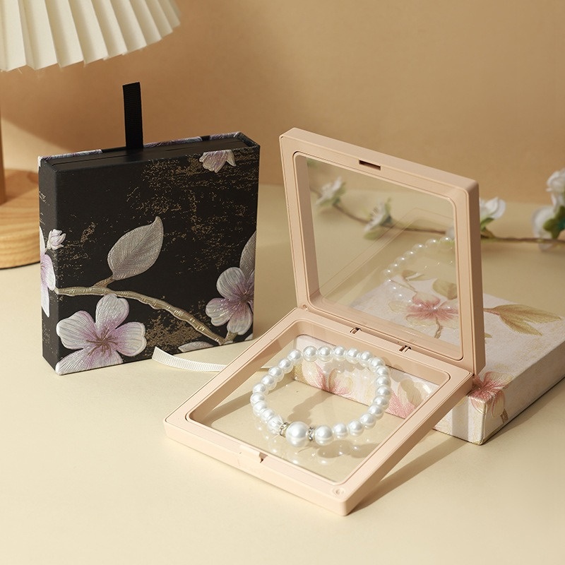 Clear Pet Film Pull-out Drawer Jewelry Display Box for Bracelet Storage Custom Logo – Display Box and Rigid Box price