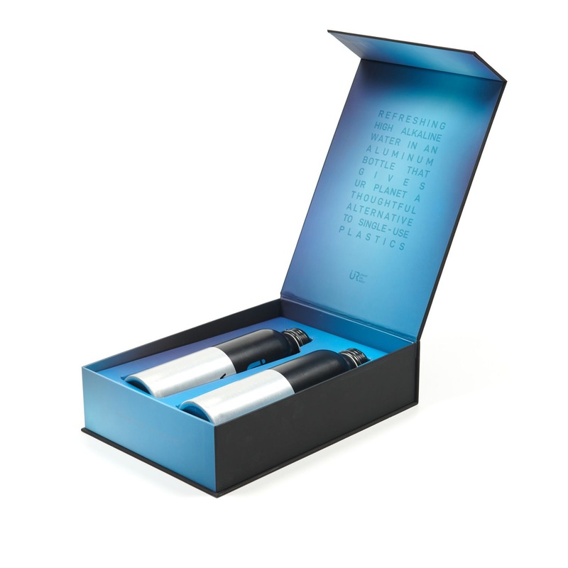 Luxury Black Cardboard Bottle Packaging Folding Paper Gift Box with EVA Foam – Paper Box and Jewelry Packaging price