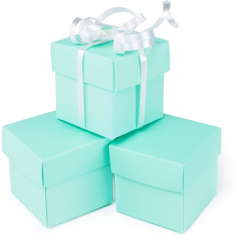 Mini Small Square Cube Robin S Gift Boxes with Lids – Gift Box and Printed Box price