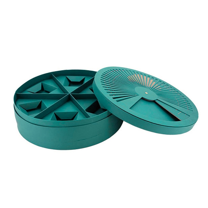 Round Chocolate Cookies Gift Basket Paper Box Danish Variety Pack Gourmet Christmas Corporate Food Gift Packaging Box – Food Paper Box and Packaging Boxes price