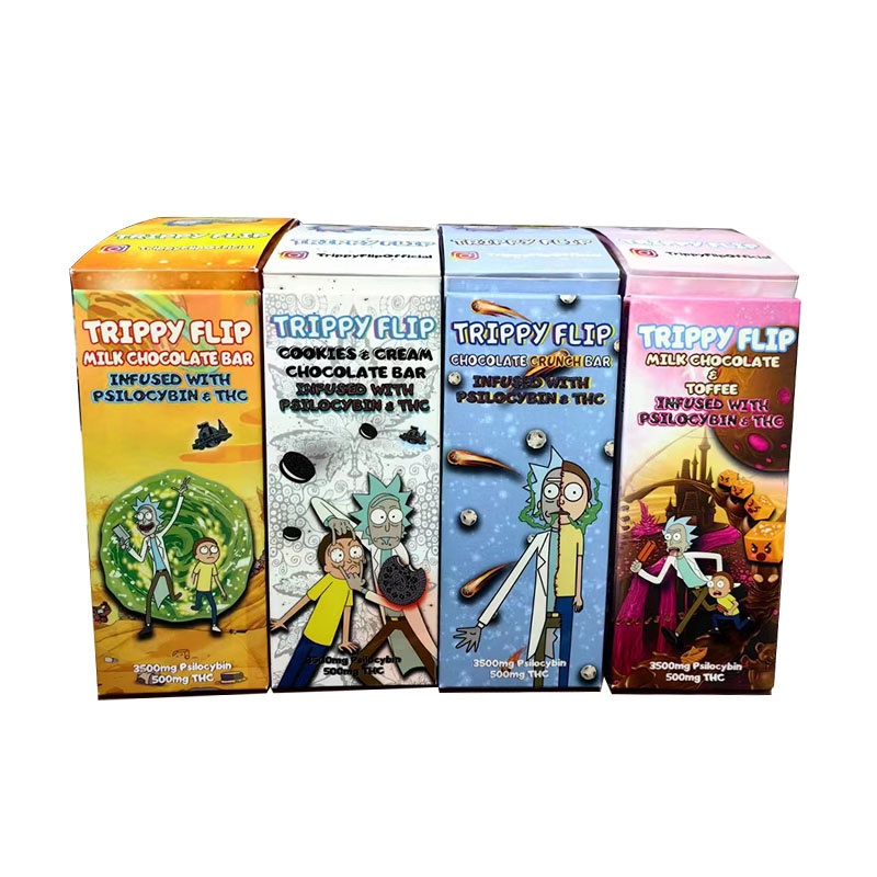 Wholesale Tpippy Flip Chocolate Bar Packaging Box Milk Chocolate Cookies Crunch Four Flavors Available Packaging Box for Chocolate – Chocolate Bar Packaging Box and Chocolate Bar price