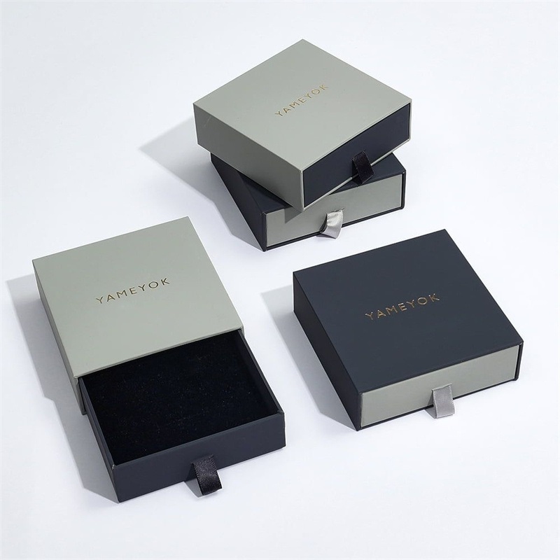 Custom Gold Foil Logo Professional Pull out Drawer Slide Empty Luxury Gift Jewelry Packaging Box – Gift Paper Drawer Box and Paper Box price