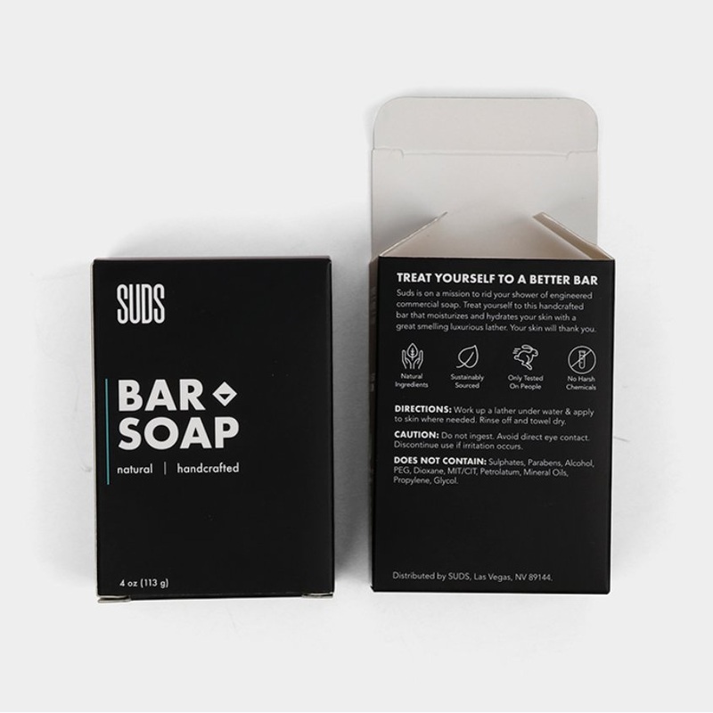 FSC Custom Logo Printing Kraft Paper Box for Soap – Soap Packaging and Gift Box price