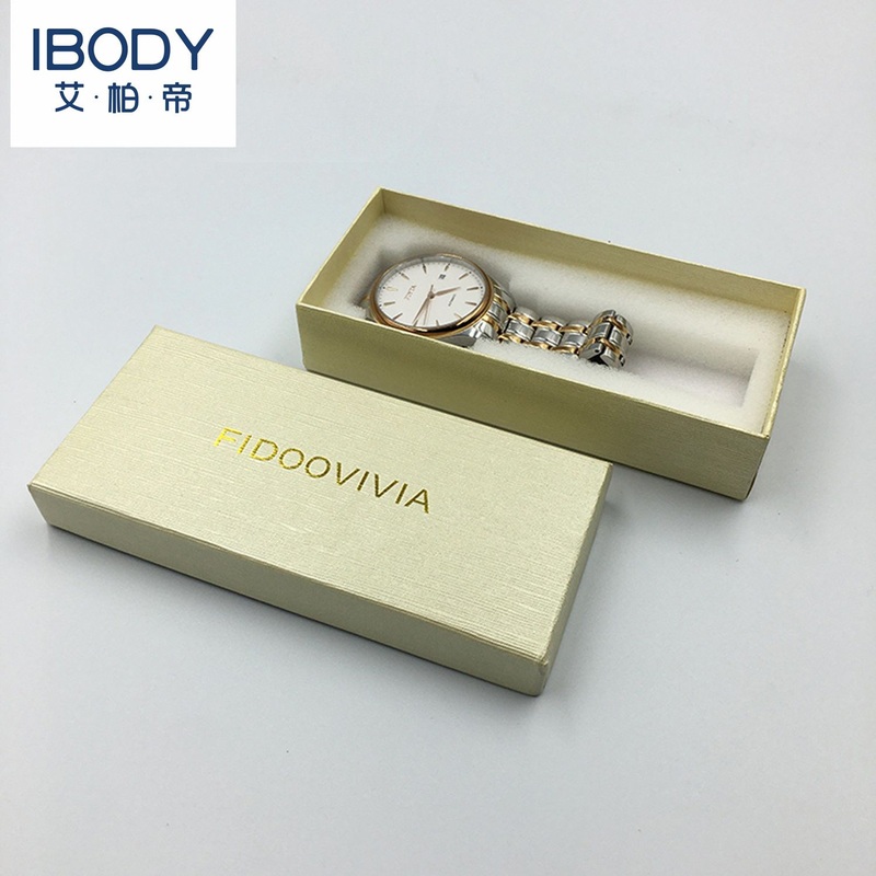 Luxury Custom Logo Paper Box Elegant Drawer Box with Foam Insert Package Box for Watch – Carboard Box and Paper Box price