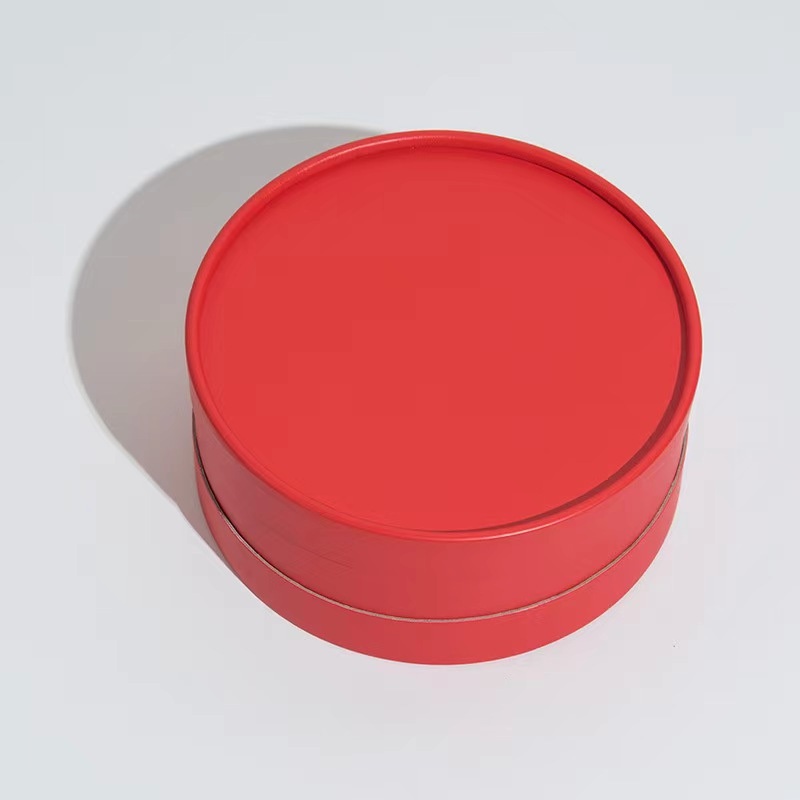 Spot Wholesale Round Gift Box Flower Glue Gift Jar Heaven and Earth Cover Red Gift Box Set to Make Gift Jar Tea Jar Custom Packaging Box – Box and Packing price