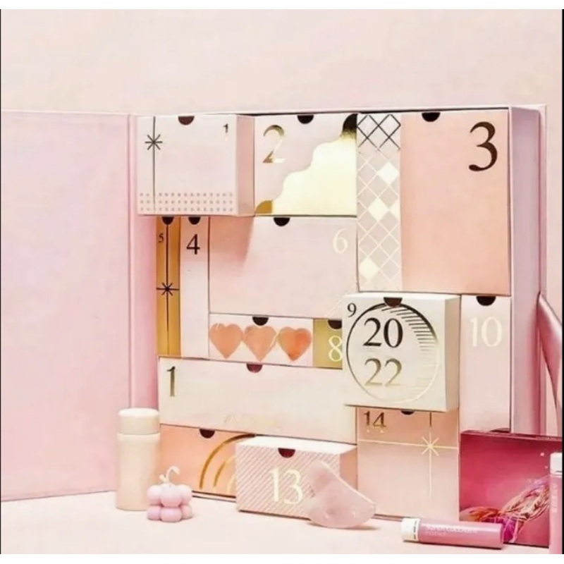 Bespoke High-End Cosmetics Snacks Jewelry Candles Perfume Packaging Box Christmas Advent Calendar Box – Advent Christmas Calender Gift Boxes and Customizable Packaging Gift Boxes price