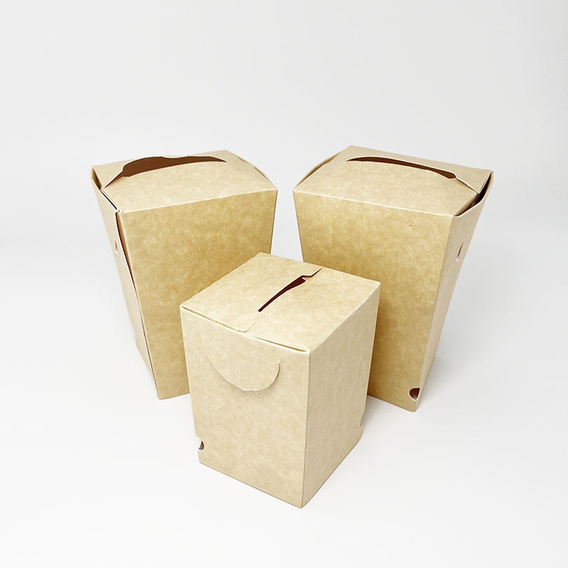 Biodeqradable Brown Cardboard Cups Snack Fast Food Packaqing Cinema Popcorn Box Chicken Popcorn Box – Brown Cardboard Cups and Snack Fast Food Packaging price