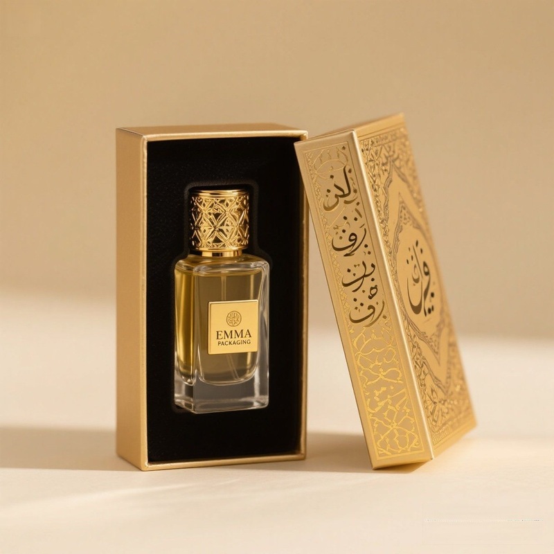 Cajas De Regalo PARA Perfumes Gold Embossing – Arabic Perfume Box and Perfume Box with Bottle price
