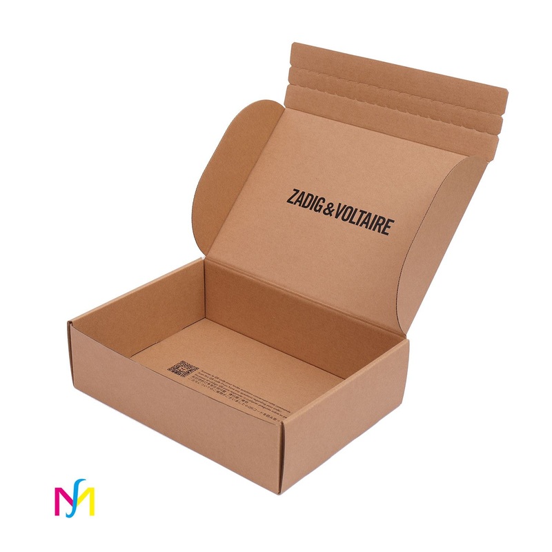 Custom Corrugated Cardboard Paper Packaging Tear Strip Printed Self Sealing Mailer Shipping Express Gift Box – Custom Printing Box and Packaging Box price