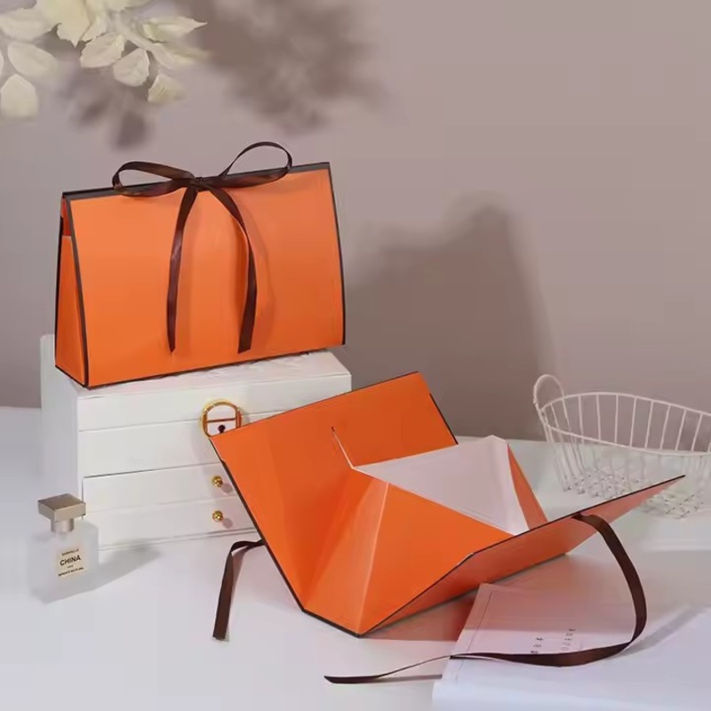 New Arrival Folding Packaging Box with Ribbon Customized Wedding Gift Box High Quality Folding Packaging Box – Packaging Box and Folding Box price