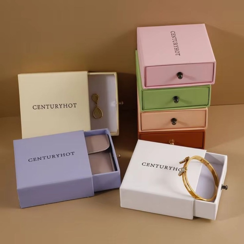 Jewelry Box Earrings Rings Bracelet Necklace Drawer Gift Packaging Box – Gift Packaging Box and Drawer Jewelry Box price