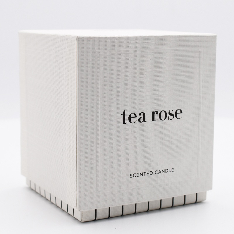 Premium Gold Foil 2 Pieces Mini Candle Jar Square Gift Presents Packaging Box – Handmade Paper Packaging and Candle Box with Insert price