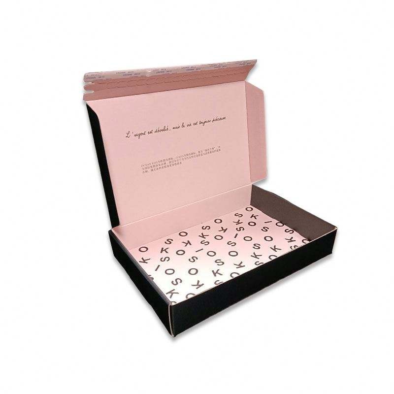Adhesive Shipping Open Gift Boxes with Sticker Zipper Peel Strip Tear off Corrugated Box – Sealing Gift Box Factory and Mailer Box price