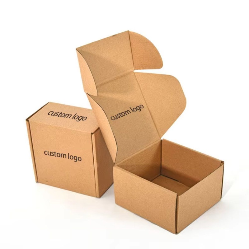 Carton Brown Kraft Paper Mailing Box Corrugated Cardboard Shipping Box with Logo – Kraft Paper Mailing Box and Shipping Box with Logo price