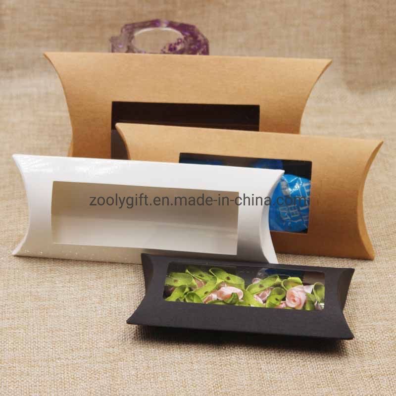 Custom White Pillow Shape Food Package Boxes with PVC Window Clear Candy Cake Boxes Wedding Birthday Party Decorations Box Flower Packaging Paper Gift Box – Paper Box and Box with Drawer price