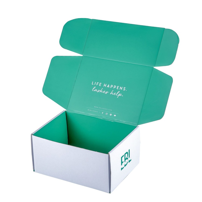 Eco-Friendly Custom Logo Pantone Green Shipping Mailer Box – Color Box and Food Packaging price