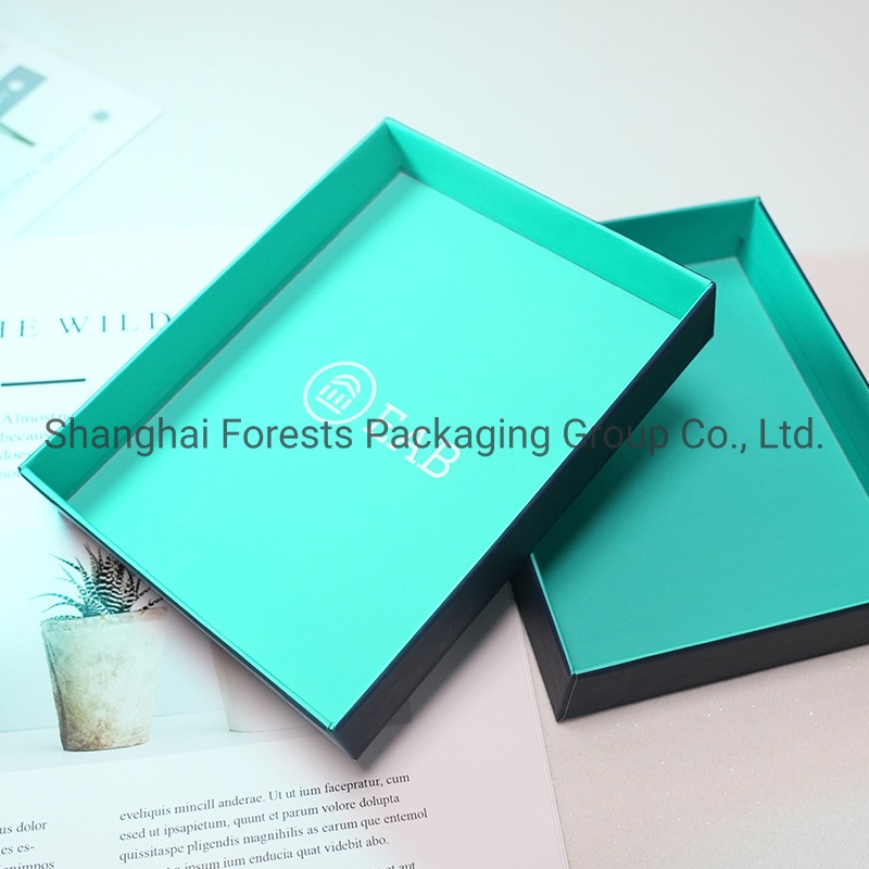 Luxury Rigid Custom Printing Blue Green Cosmetic Perfume Jewelry Apparel Gift Paper Packaging Box – Paper Gift Box and Corrugated Card Box price