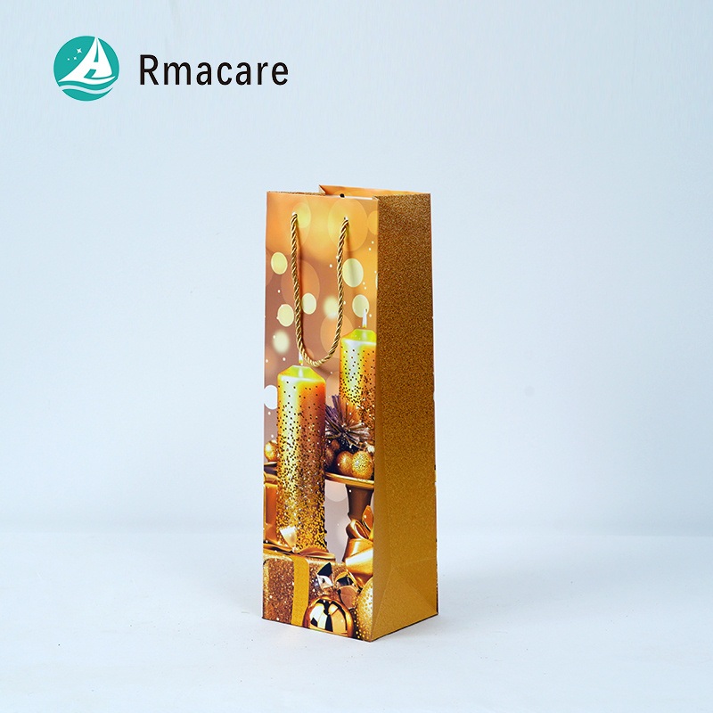 Wholesale Large White Cardboard Holiday Beauty Paper Gift Bag for Packaging Wines in Stock Low MOQ 48h Dispatch Christmas Design – Christmas Bags and Gift Bag price