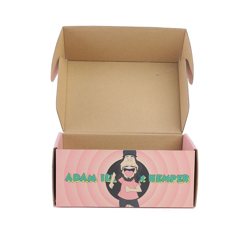 China Express Box Factory Cheap Custom Logo Print Eco Friendly Black Corrugated Mailing Boxes Pink White Shipping Box with Logo – Shipping Box and Corrugated Box price