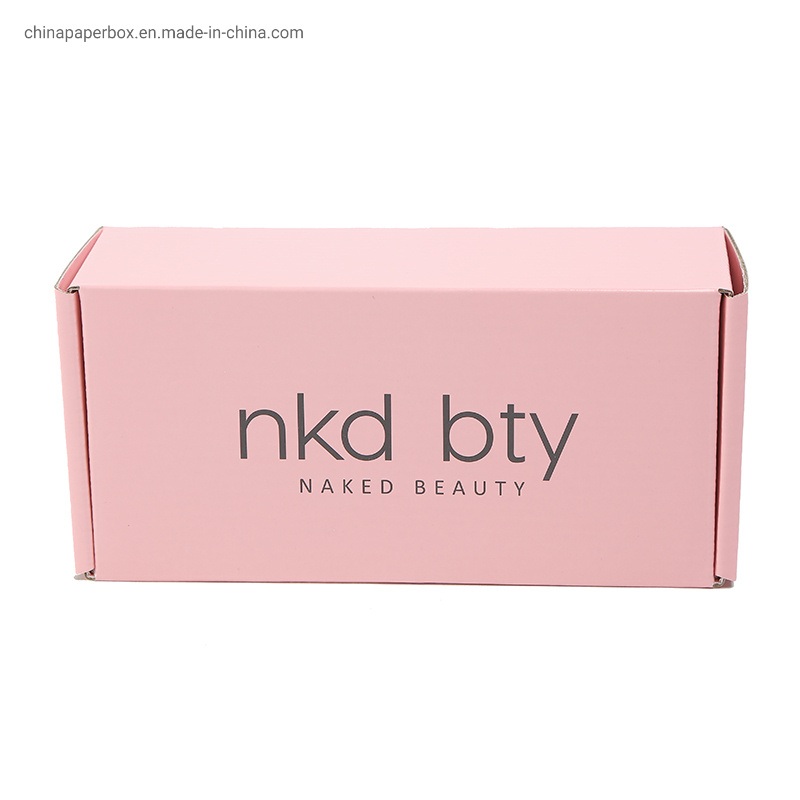 Custom Corrugated Paper Ecommerce Postal Shipping Box Packing Clothes Pink Boxes – Cardboard Box and Food Box price