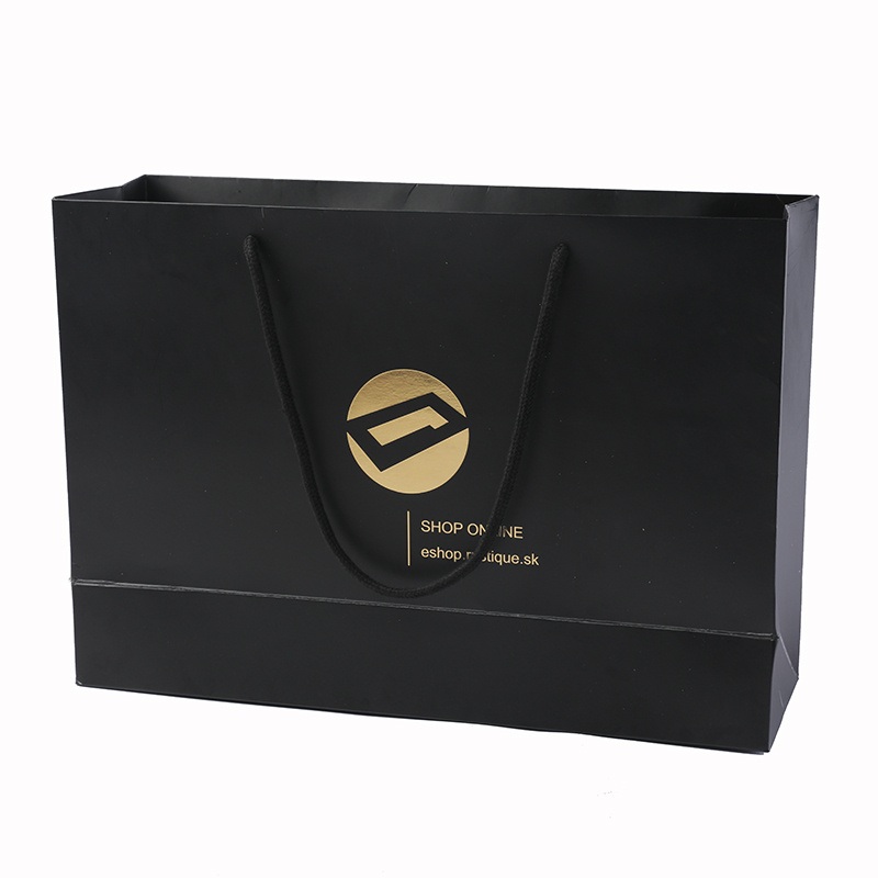 Shanghai Factory High Performance Luxury Black Paper Bag with Competitive Price – Paper Bag and Shopping Bag price