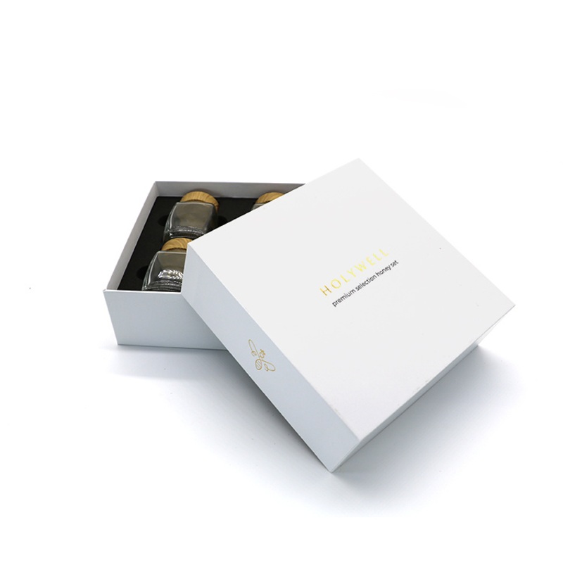 Pot Packaging Luxury Bee Gift Paper Bottle Honey Jar Cardboard Box – Honey Jar Cardboard Box and Honey Pot Packaging Box price