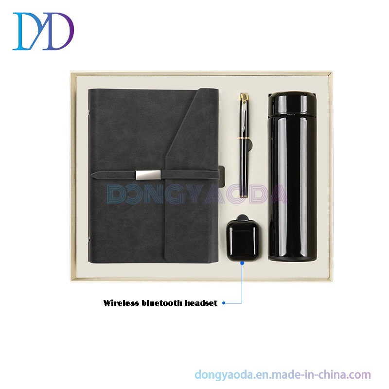 Notebook Stationery Custom Logo Business Gift Box Bluetooth Headset Set – Gift and Promotion Gift price