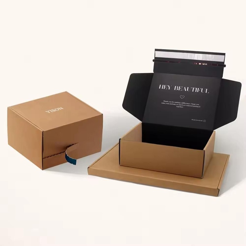 Custom Logo Cosmetic Corrugated Packaging Cardboard Self Sealing Postal Mailer Box – Self Sealing Mailer and Mailer Corrugated Box price