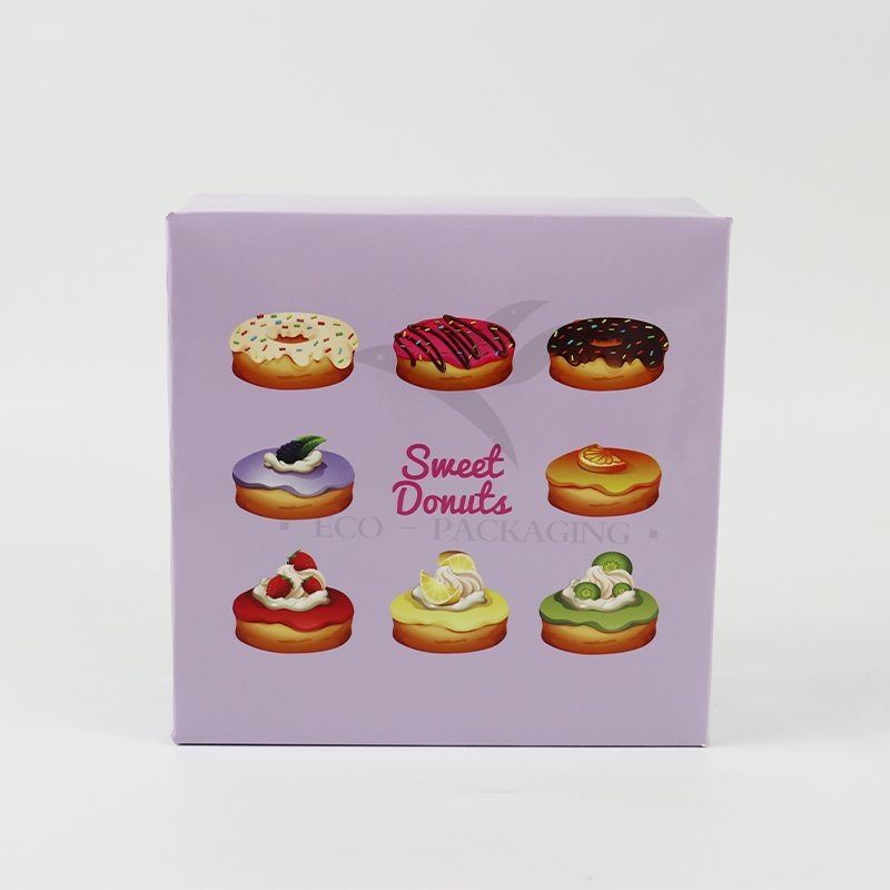 Factory Direct Sale Wholesale Personalized Luxury Customized Printed Logo Size Food Grade Disposable Packaging Macaron Cake Doughnut Sweet Cardboard Box – Doughnut Kraft Cardboard Box and Cake Kraft Paper Packaging price