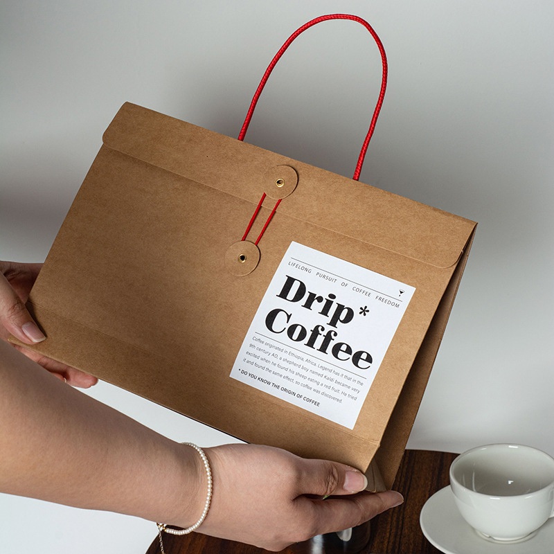 OEM Service Biodegradable Kraft Gift Bags Reinforced Handles Retail Packaging Custom Size – Custom Print Bags and OEM Service Bags price