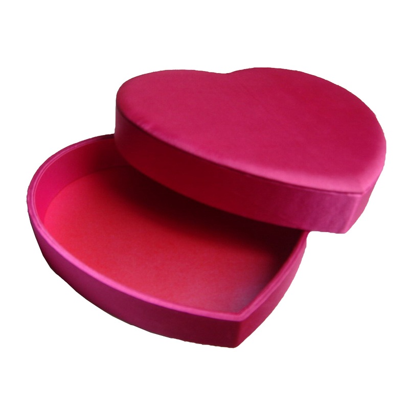 Red Heat Shape Paper Satin Chocolate Storge Gift Packing Box – Heat Shape Gift Box and Storge Gift Packing Box price
