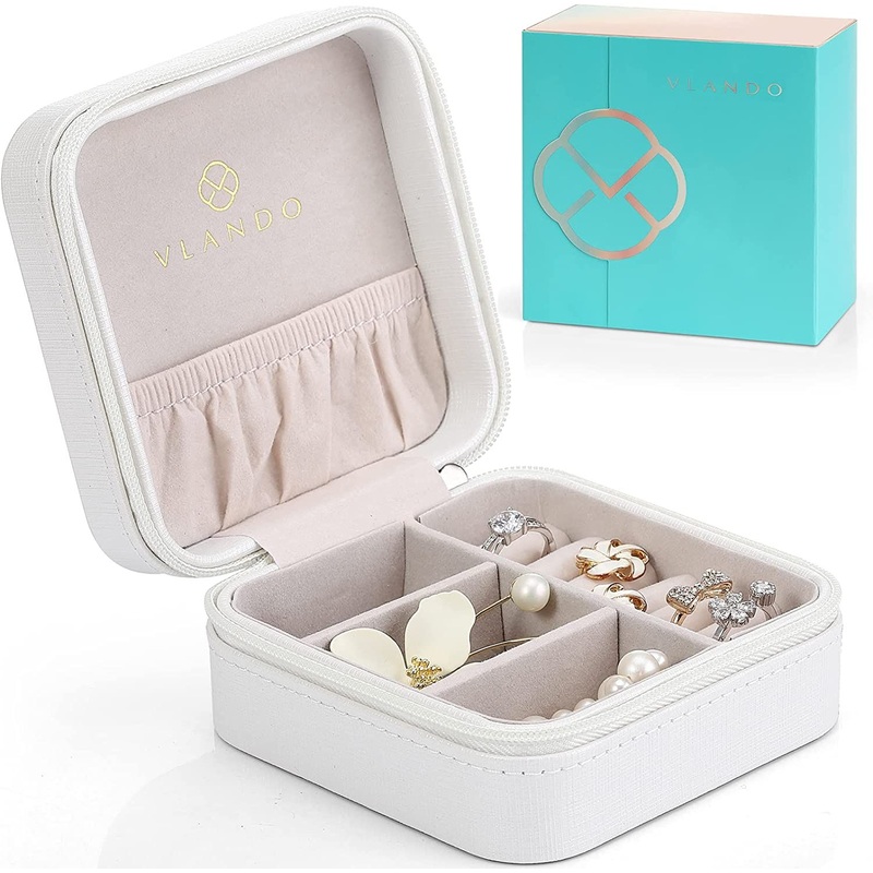 White Small Travel Jewelry Display Jewelry Box for Girls – Paper Gift Box and Printed Box price