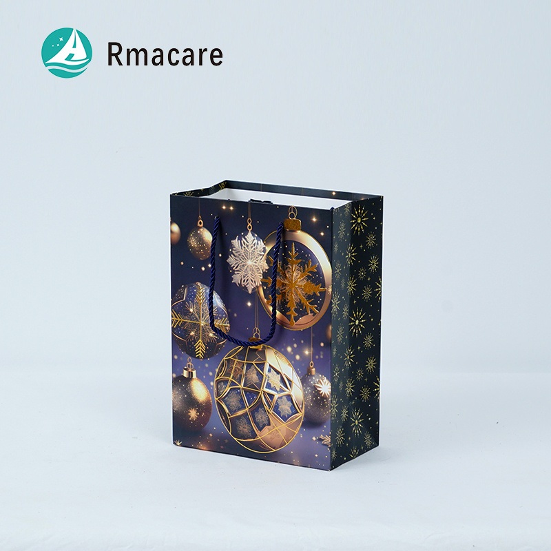Christmas Paper Gift Bags Packaging with Handle for Holiday Paper Gift Bags, Christmas Goody Bags – Wine Bag and Gift Bag price