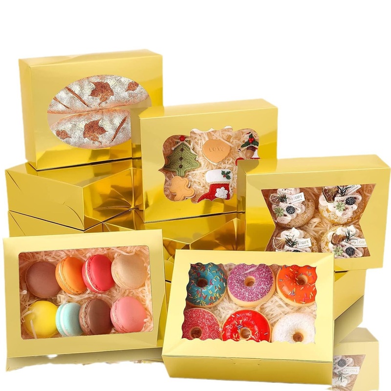 Clear Mini Packaging Bakery Christmas Small Pop Gift Cake Box with Window – Cake Box with Window and Clear Cake Box price
