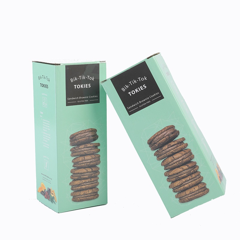 Factory Direct Sale Custom Printed Unique Corrugated Cookie Shipping Boxes Custom Logo Cardboard Automatic Button Style Box – Full Color Packaging Box and Food Packaging Boxes price