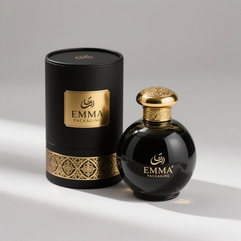 Sylinder Perfume Box Example Eco Carnival Packaging Retail Display – Maquillaje and Vaper price