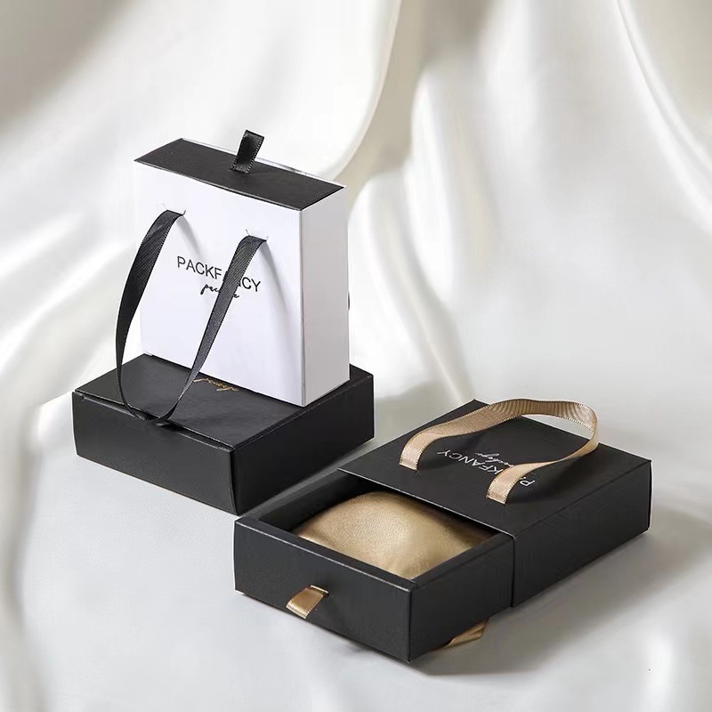 Factory Wholesale Luxury Jewelry Packaging Box with Handle Custom Your Own Logo Gift Paper Box – Drawer Box and Ear Packaging Box price