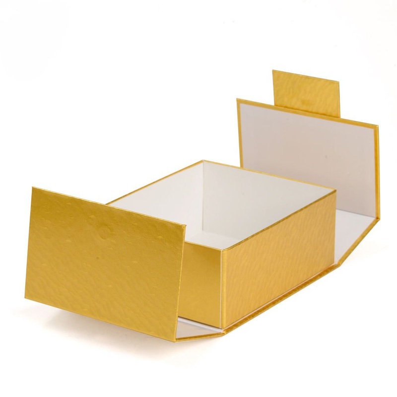 Luxe Gold Magnetic Flat Pack Gift Box for Elegant Packaging – Luxury Gift Box and Elegant Magnetic Gift Box price