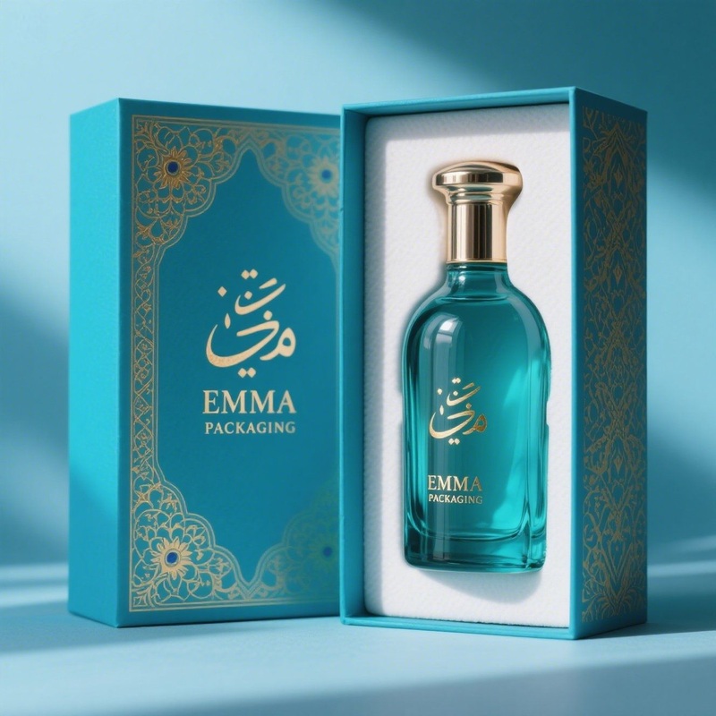 Perfume Gift Boxes Islamic Patterns – Packaging Box and Pufume Bottle price