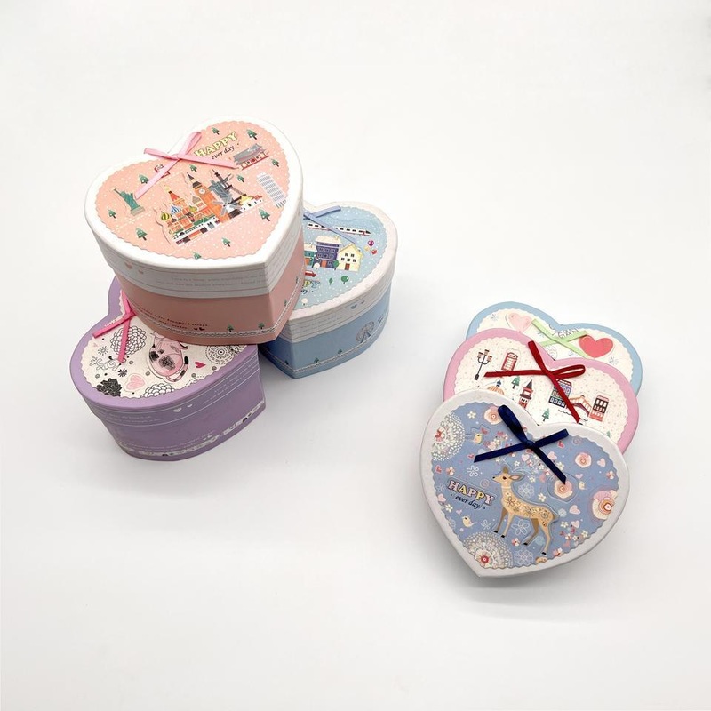 Wholesale Unique Design Festival Holiday Custom Paper Christmas Luxury Heart Shaped Gift Boxes – Paper Box and Gift Box price