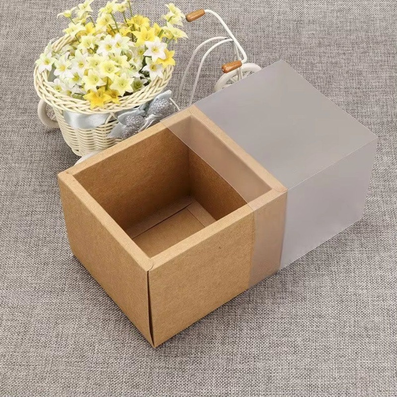 Window White Kraft Paper Drawer Box for Wedding Favor Mug Glass Gift – Kraft Paper Drawer Box and Favor Gift Box price