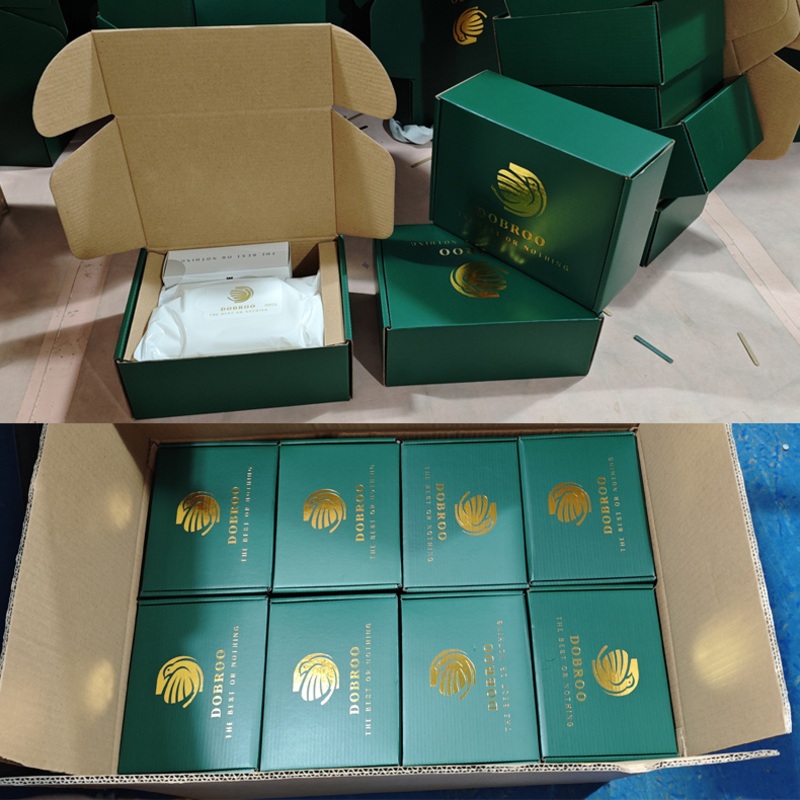 Bdl Green Mailer Packaging Beauty Boxes with Insert Custom Logo Green Corrugated Paper Box Shipping Ecommerce Packaging – Green Shipping Box and Mailer Box price