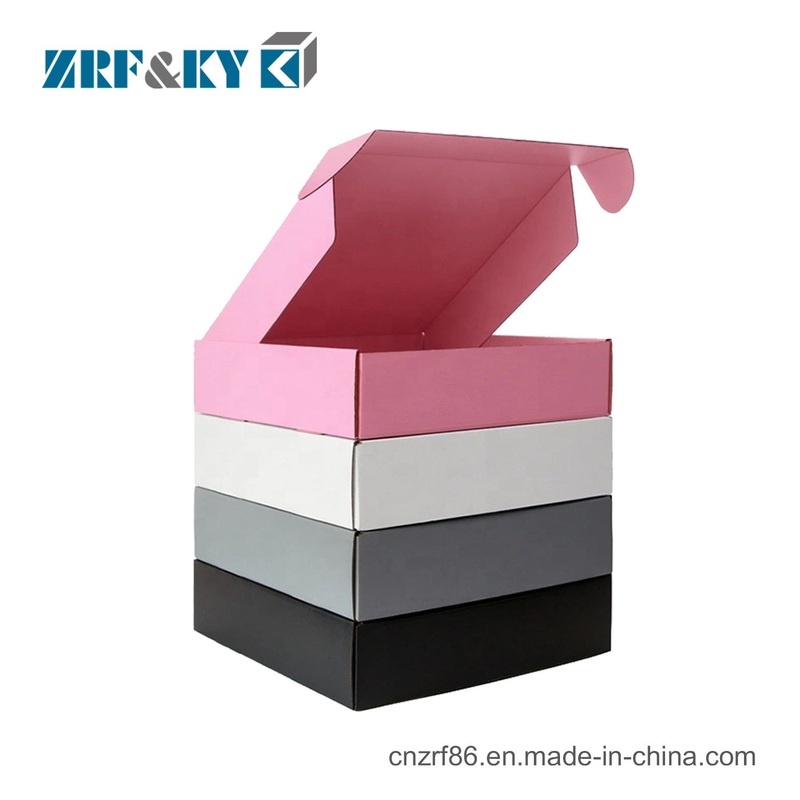 Custom White Brown Color Printing Foil Logo E Flute Corrugated Paper Mailer Postal Shipping Box – Mailer Box and Shipping Box price