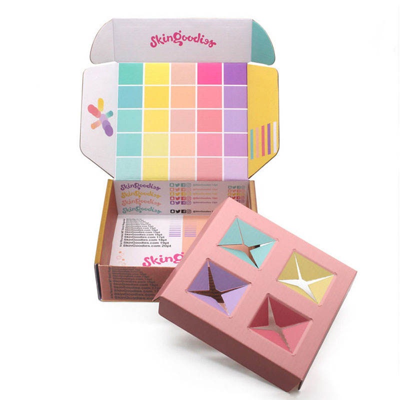 Customizable Corrugated Kraft Carton for Cosmetic Makeup & Skincare Stylish Folding Mailer Box with Embossing 2mm Thickness – Cosmetic Box and Stylish Gift Packing Box price