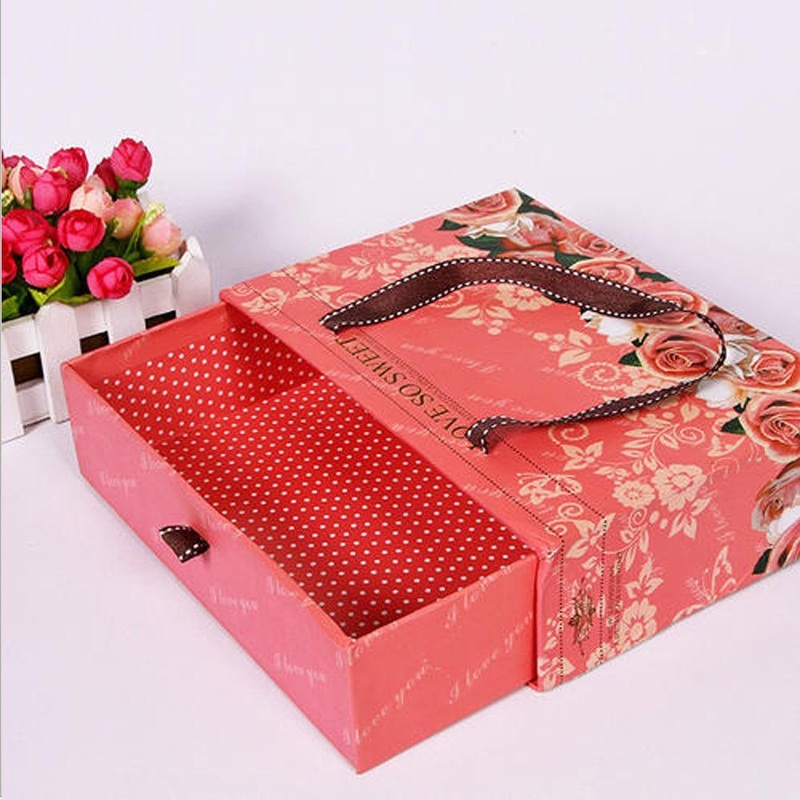 Embossing Rigid Cardboard Drawer Box with Ribbon for Perfume – Qingdao Foil Stamping Paper Box and Qingdao Embossing Cardboard Box price