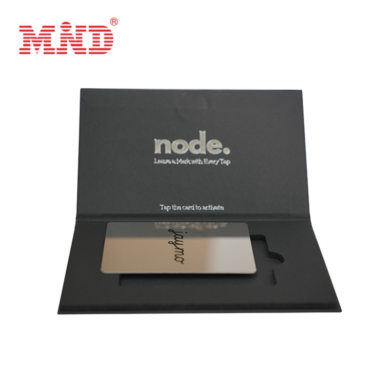 Luxury Club Membership Card Credit Card Packaging Trifold Paper Box with Gold Stamped Custom Logo on Double Sides – Cards Box and Metal Card Box price